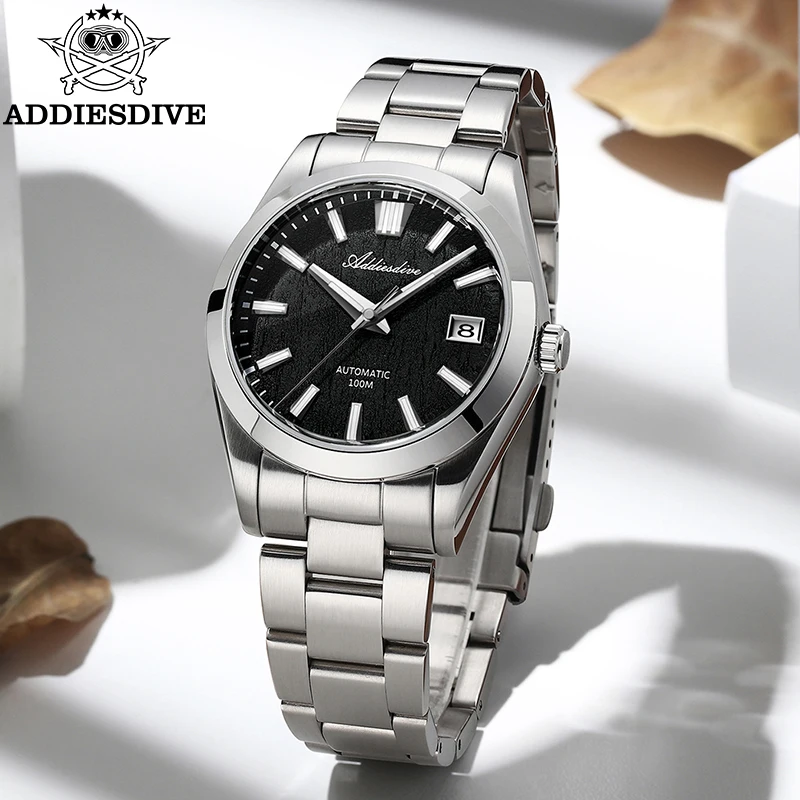 

ADDIESDIVE 39mm Dive Watch Fashion Nature Series Sports Men Watch NH35 Automatic Mechanical Wristwatch 10 ATM Dive AD2075 Reloj