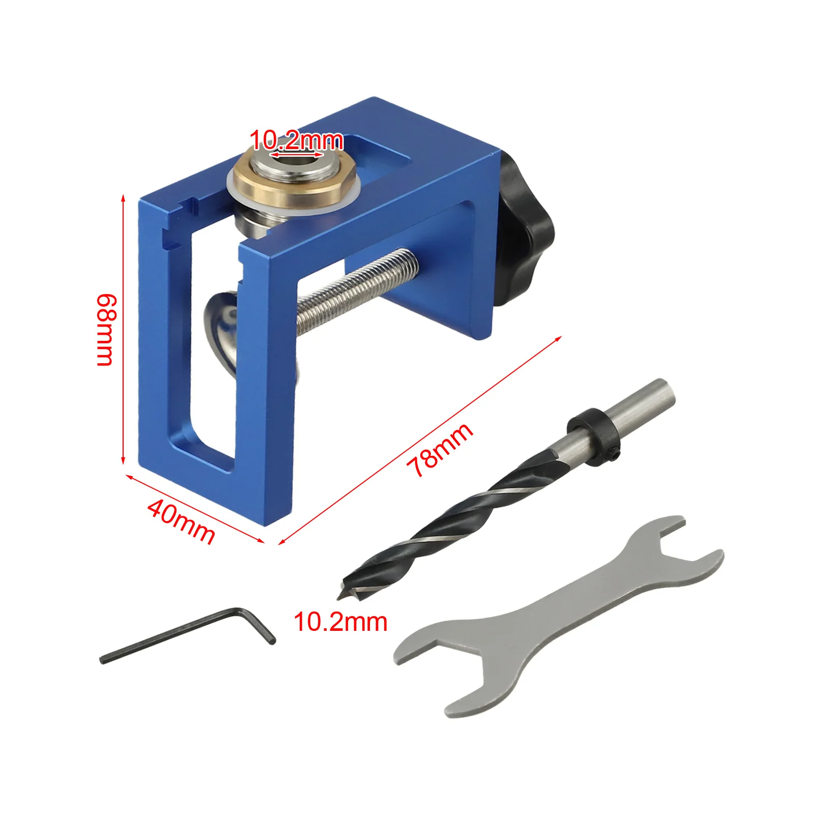 Adjustable Drill Guide Cabinet Hole Locator Cabinet Installation Electric Drill Compatible Magnet Patch Installation