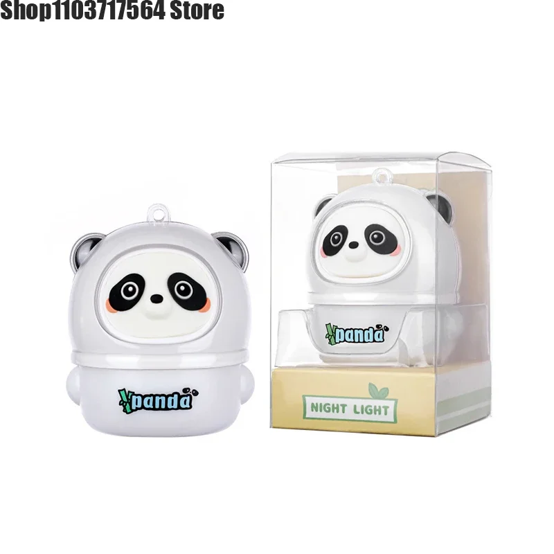 Decoración de panda de escritorio con cordón, Bonito ambiente, luz nocturna, regalo para niña, objeto pequeño para dormitorio, novedad