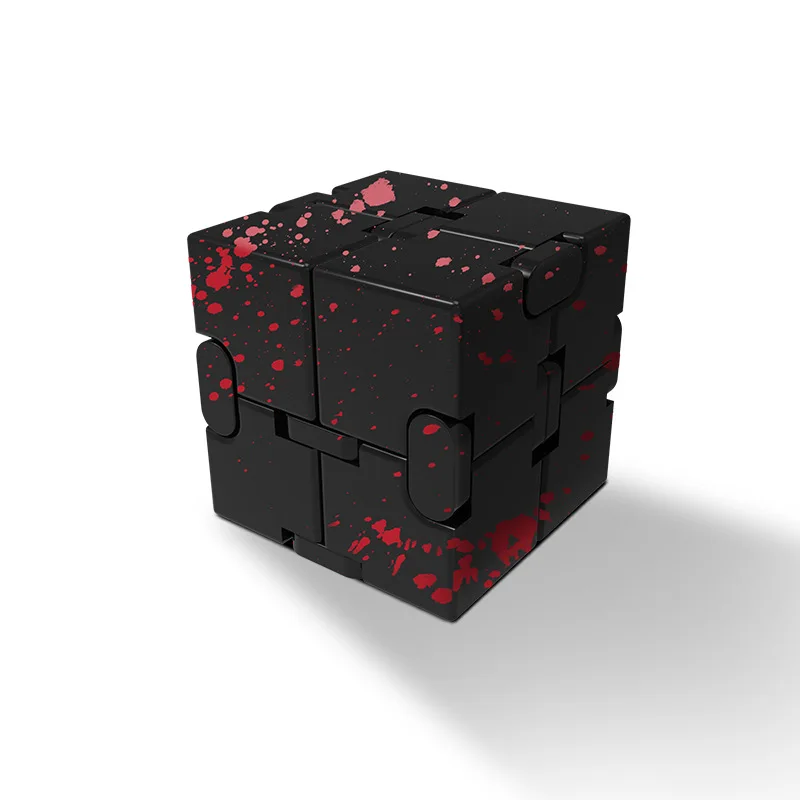 Infinity Metal Cube para Crianças e Adultos, Anti Stress, Liga de alumínio, Easy Play, Office Flip, Cubic Fidget Toy, Autismo Ansiedade Alívio, Presente