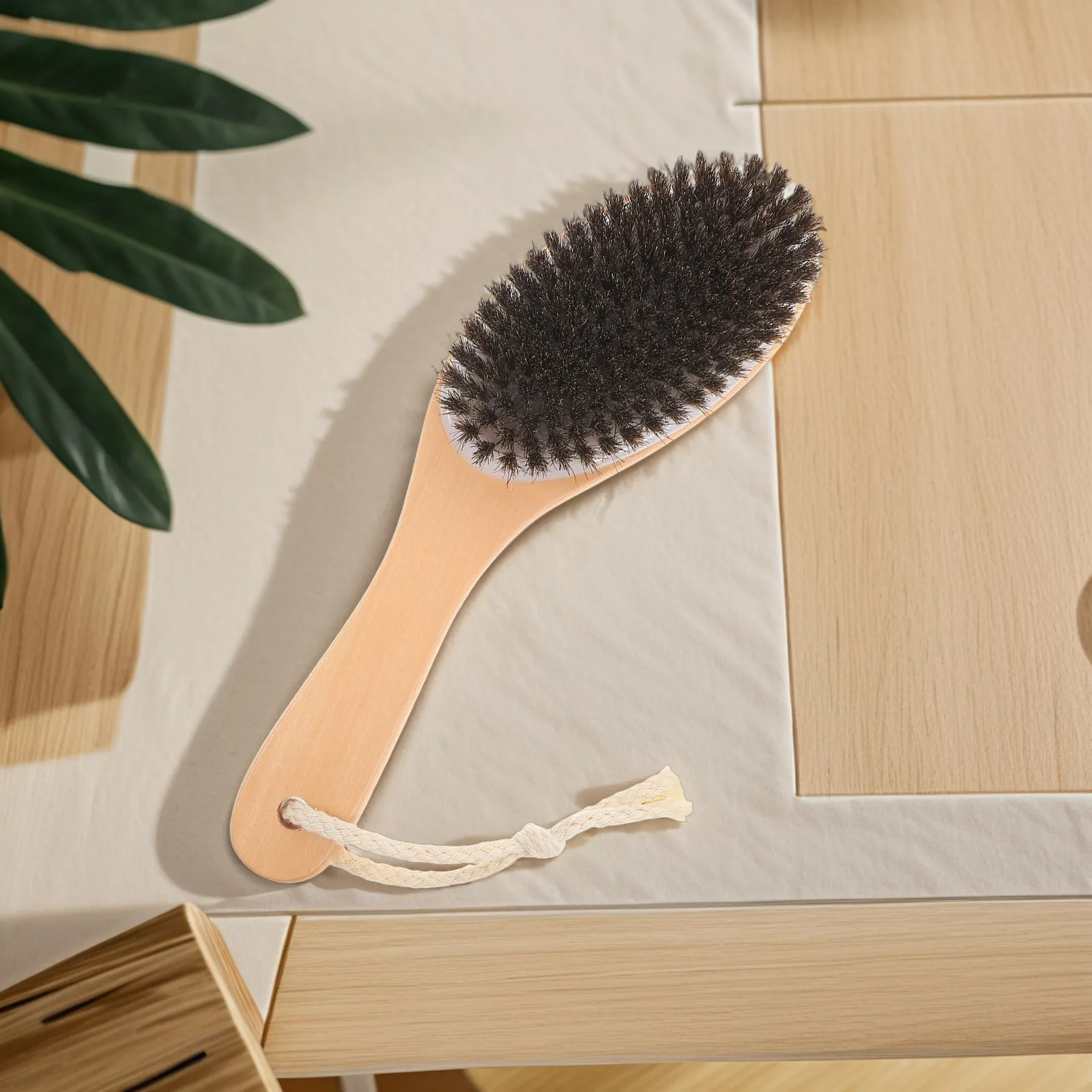 Horse Body Brush for Dirt & Loose Hair Removal – Soft Bristles, Ergonomic Handle, Portable Lightweight Grooming Tool