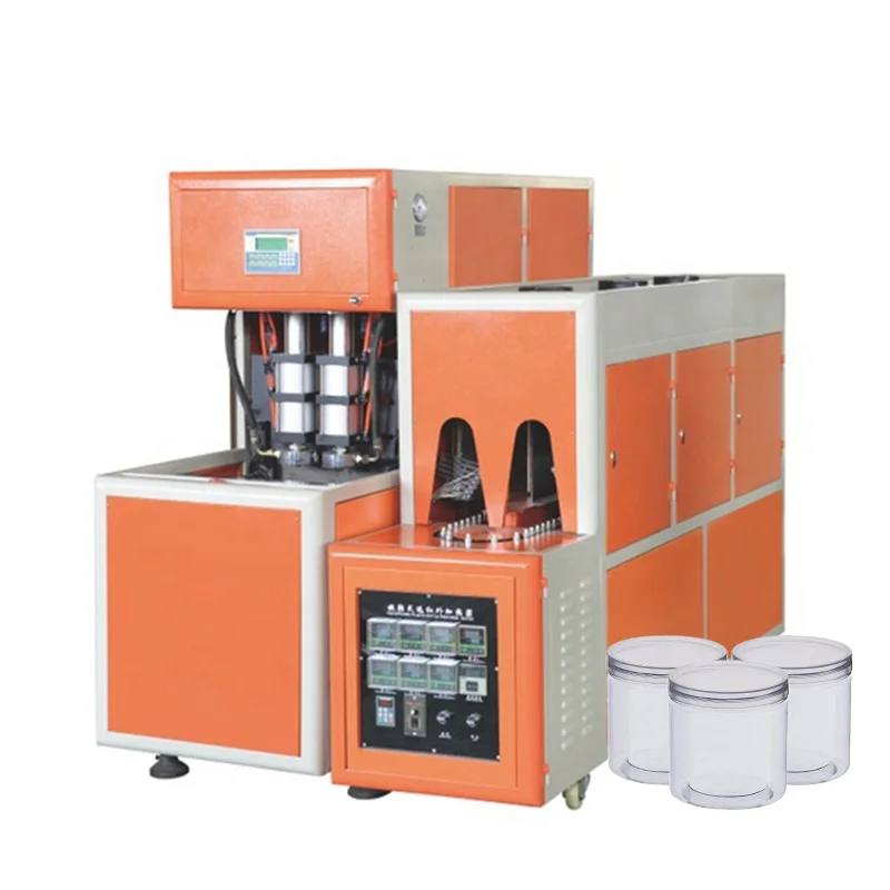 Customized Semi Automatic Honey Jar Pet Cans Blowing Machine Plastic Blow Molding Machines