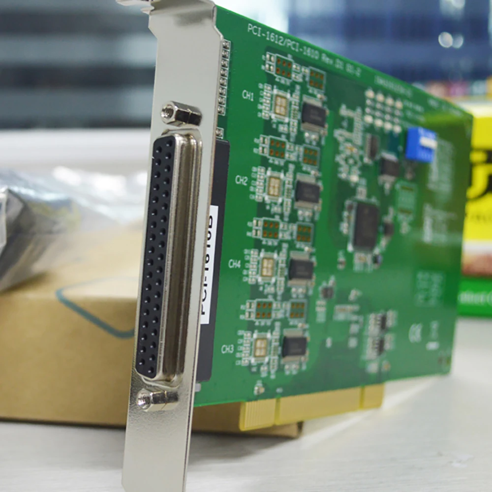 New For Advantech 4-Port RS232 With DB9 Cable Isolation Communication Card Capture Card PCI-1610B