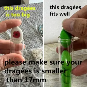 50 pieces/lot wedding DRGES Glass Garrape Party DRGEES Glass Bottles Test Tube Stick Small Diy Crafts Tiny Bottle 12 Main Sales Glass Bomboniere - №10
