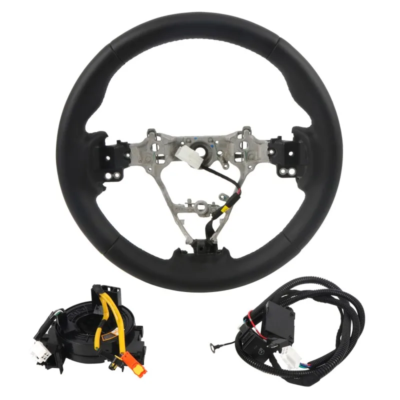 Replacement Leather Steering Wheel with heated function Fit for Toyota RAV4 2013-2018/ Corolla 2014-2018