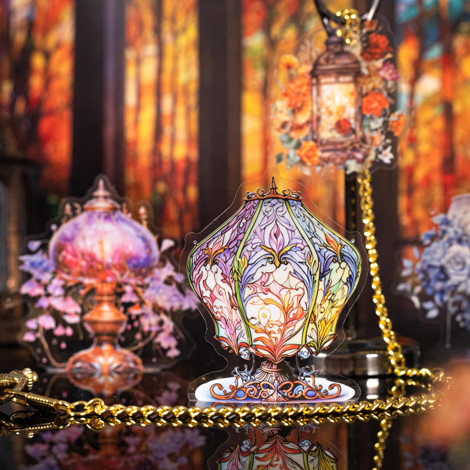 

Серия «Ночь и звезда», винтажная настольная лампа, цветочный пейзаж, наклейка для домашних животных, креативный материал для журнала «сделай сам», коллаж, скрапбук, канцелярские принадлежности