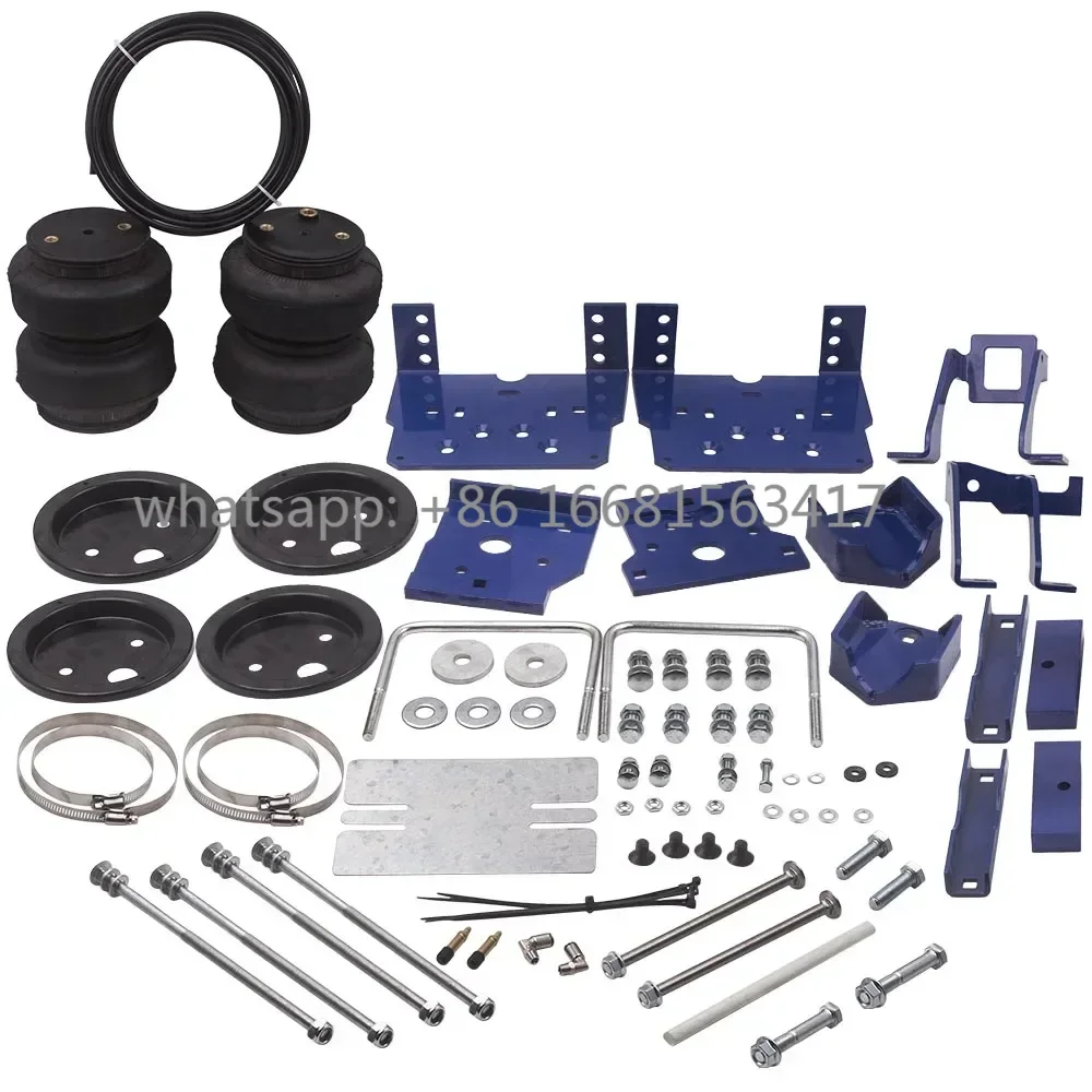 Air Spring Bag Suspension Level Kit Air Lines For Ford F250 F350 Super Duty 2011-2014 5000 Lbs