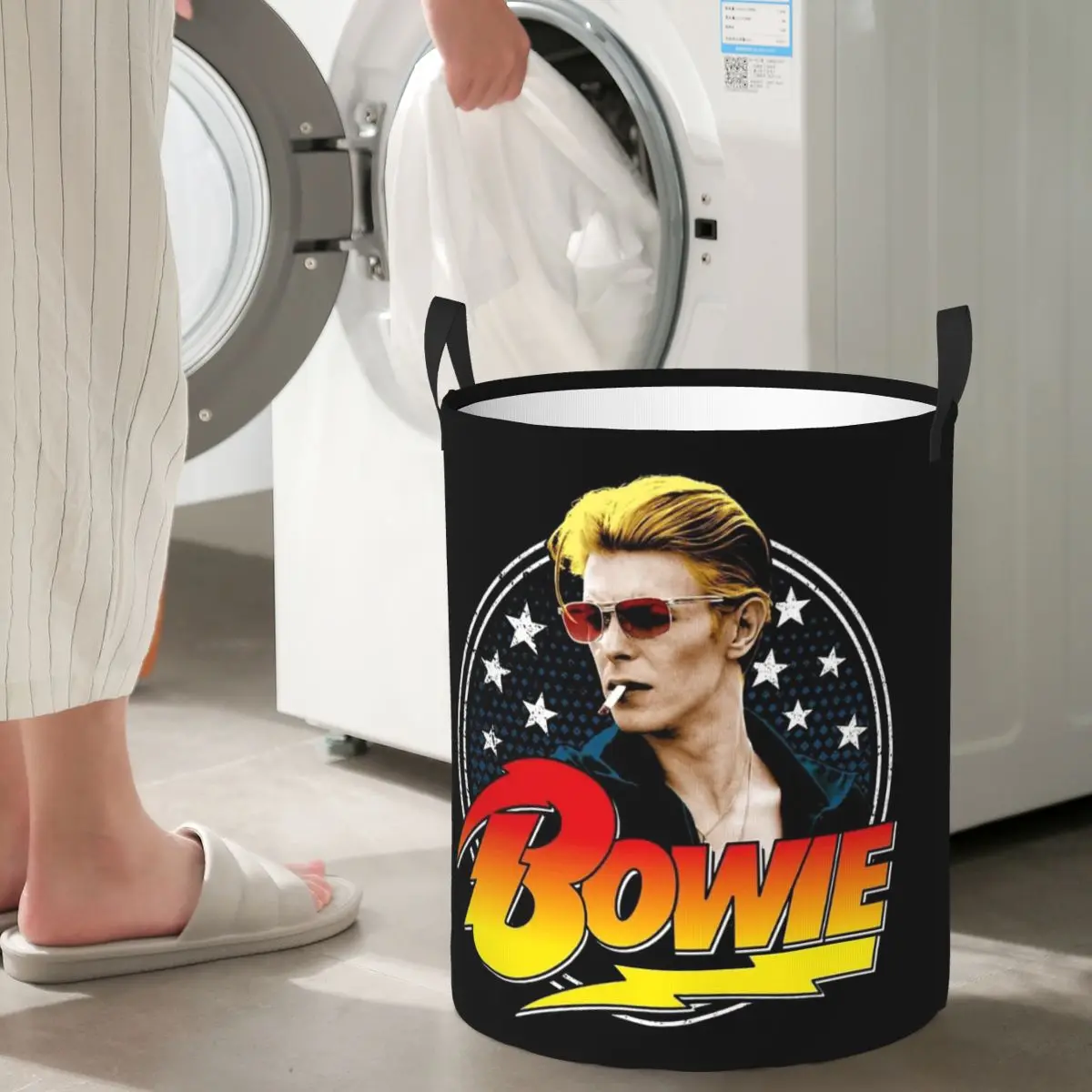 

Davids Bowied складные корзины для белья, корзина для хранения грязной одежды, игрушек, сумка-органайзер для дома