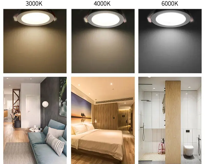 Stainless Steel Plating LED Down Light 60mm Recessed 2.5W LED Equivalent to 30W Halogen Bulb Corridor Passageway Balcony Light