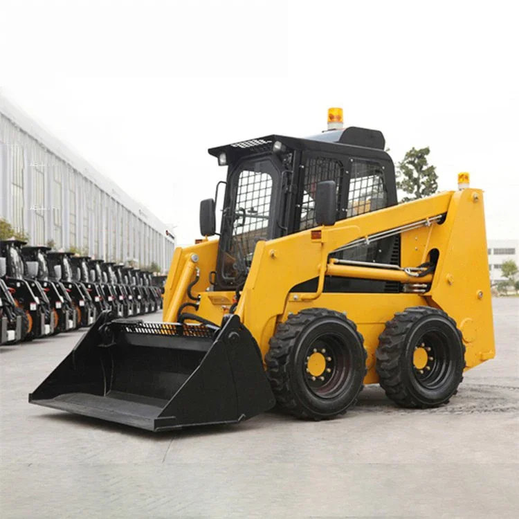 Multifunções Pilot Ranch Residential Skid Loader, transplante de árvores, pequeno Skid Steer, JC100G, 100HP