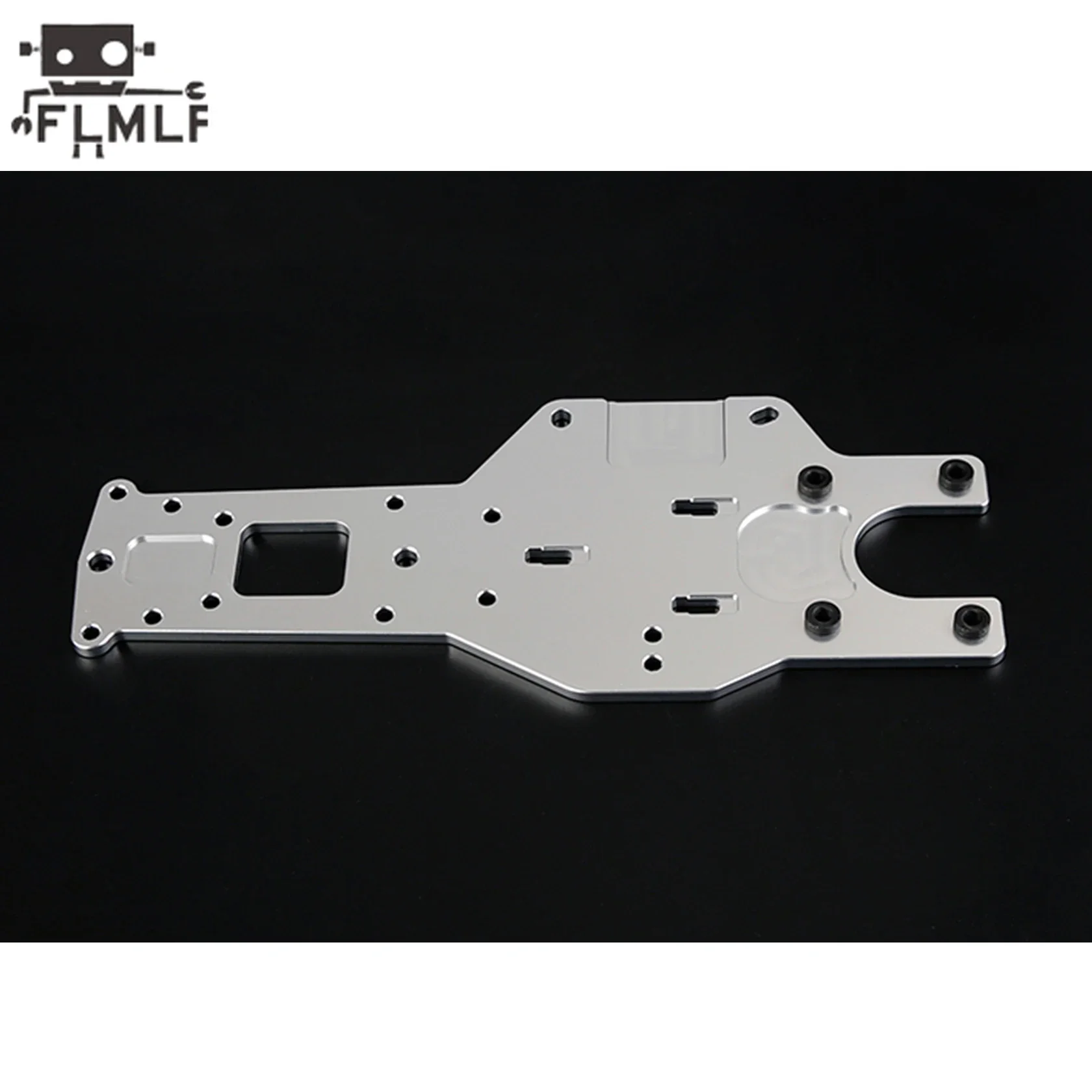 Rc Car CNC Metal Thickened Rear Chassis Bottom Plate dla 1/5 HPI ROFUN BAHA ROVAN King Motor BAJA 5B 5T 5SC Truck Parts