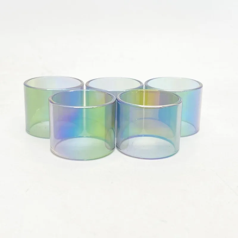 3 PCS Rainbow Straight Glass Tube For GeekVape Zeus Dual / ZEUS X / ZEUS X mesh / Zeus Sub Ohm  Machine Accessories