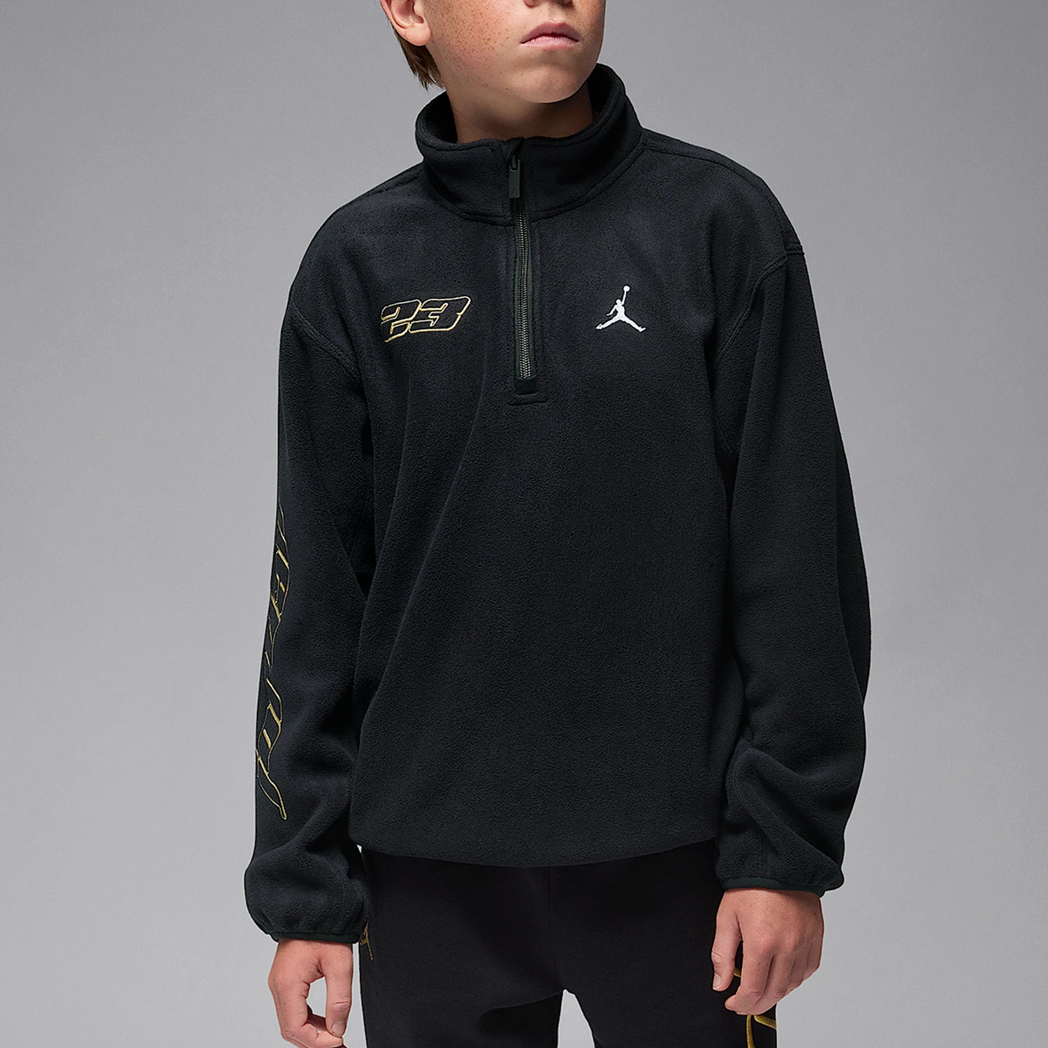 

Оригинальный спортивный пуловер Nike JORDAN с воротником-стойкой и вышивкой, модель IQ5946-010