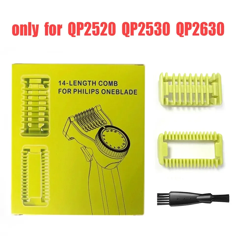 

Guide Comb Guards for One Blade QP2520 QP2620 QP2630 QP2724 QP2834 Electric Shaver 14-length Adjustable Replacement Kit