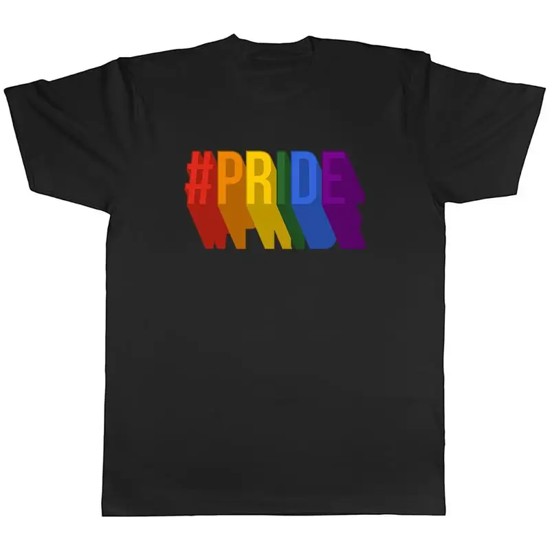 

#Pride Mens Unisex T-Shirt Tee