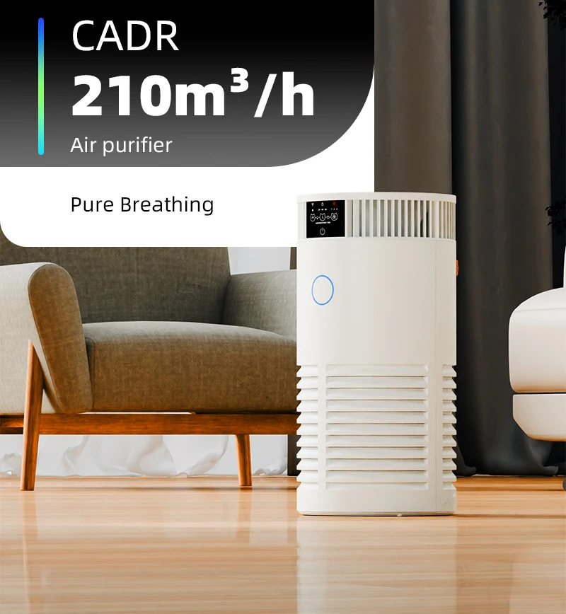 220V Purifier Aromatherapy Air Purifier Hepa Filter Remote Control Electronic Vacuum Cleaner Household Portable Installation