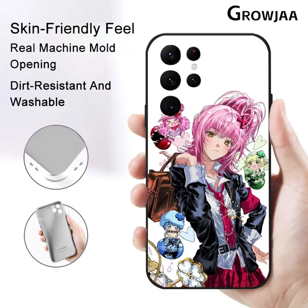 Anime S-Shugo C-Chara Phone Case For Samsung Galaxy S25 S24 S22 S23 Ultra S21 S20 Plus 5G Protective Silicone Funda