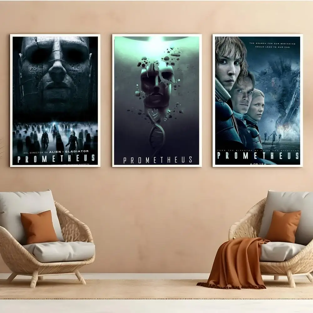 Prometheus Room Makeover Self Adhesive PVC Retro Low Glare Polished Tear Resistant Poster
