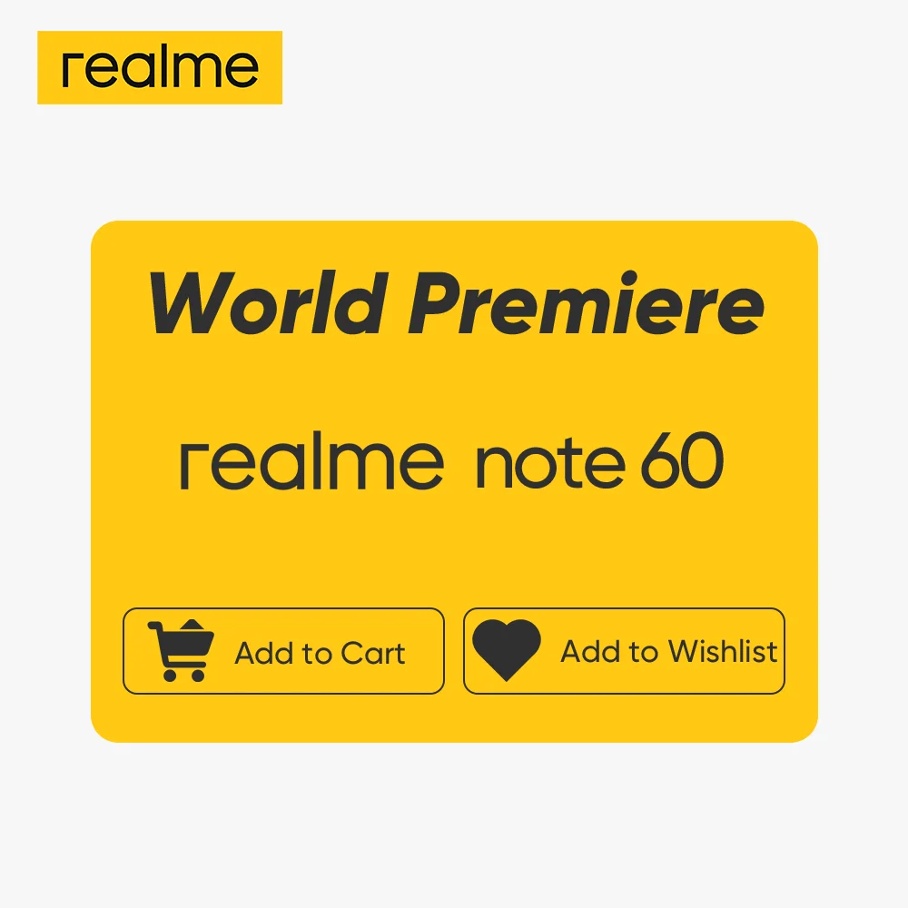 realme note 60