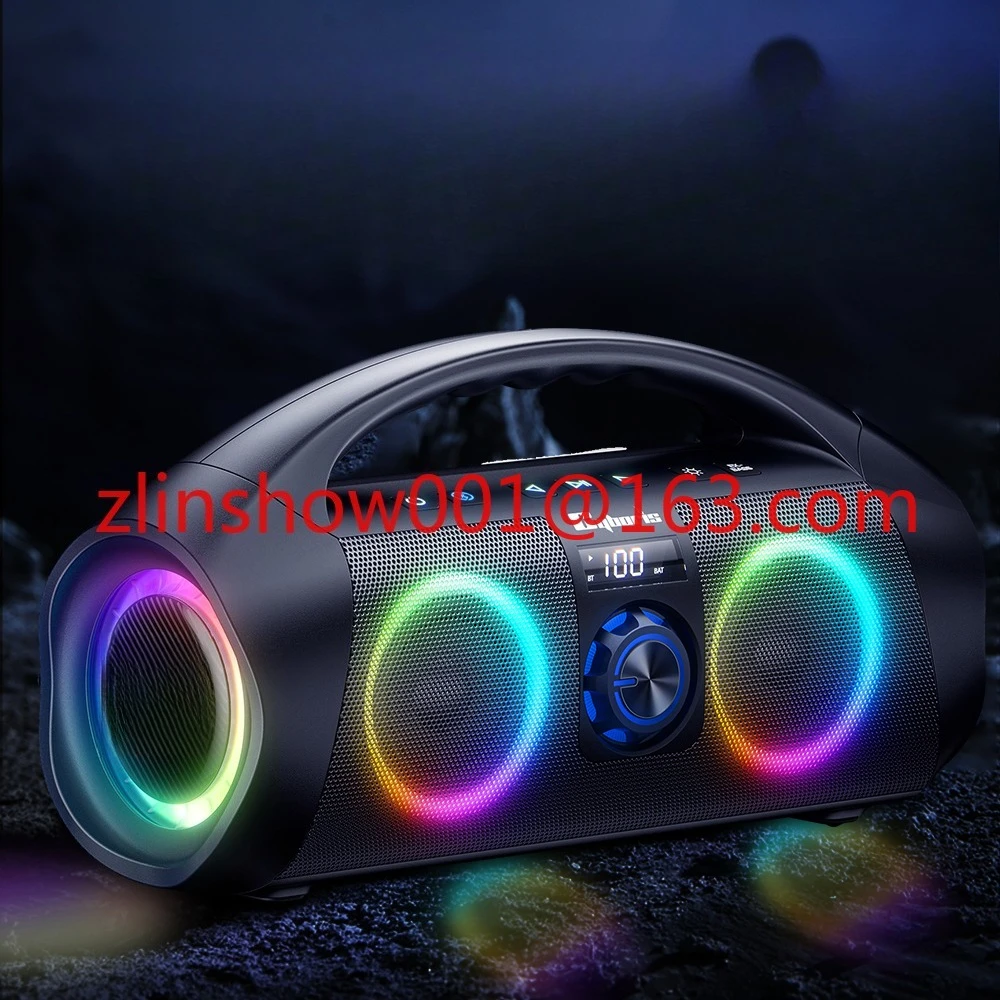 

F29 120W RGB Colorful Outdoor Wireless 5.3 Ipx7 Waterproof Speaker Deep Bass Suitable for Outdoor and Home Subwoofer