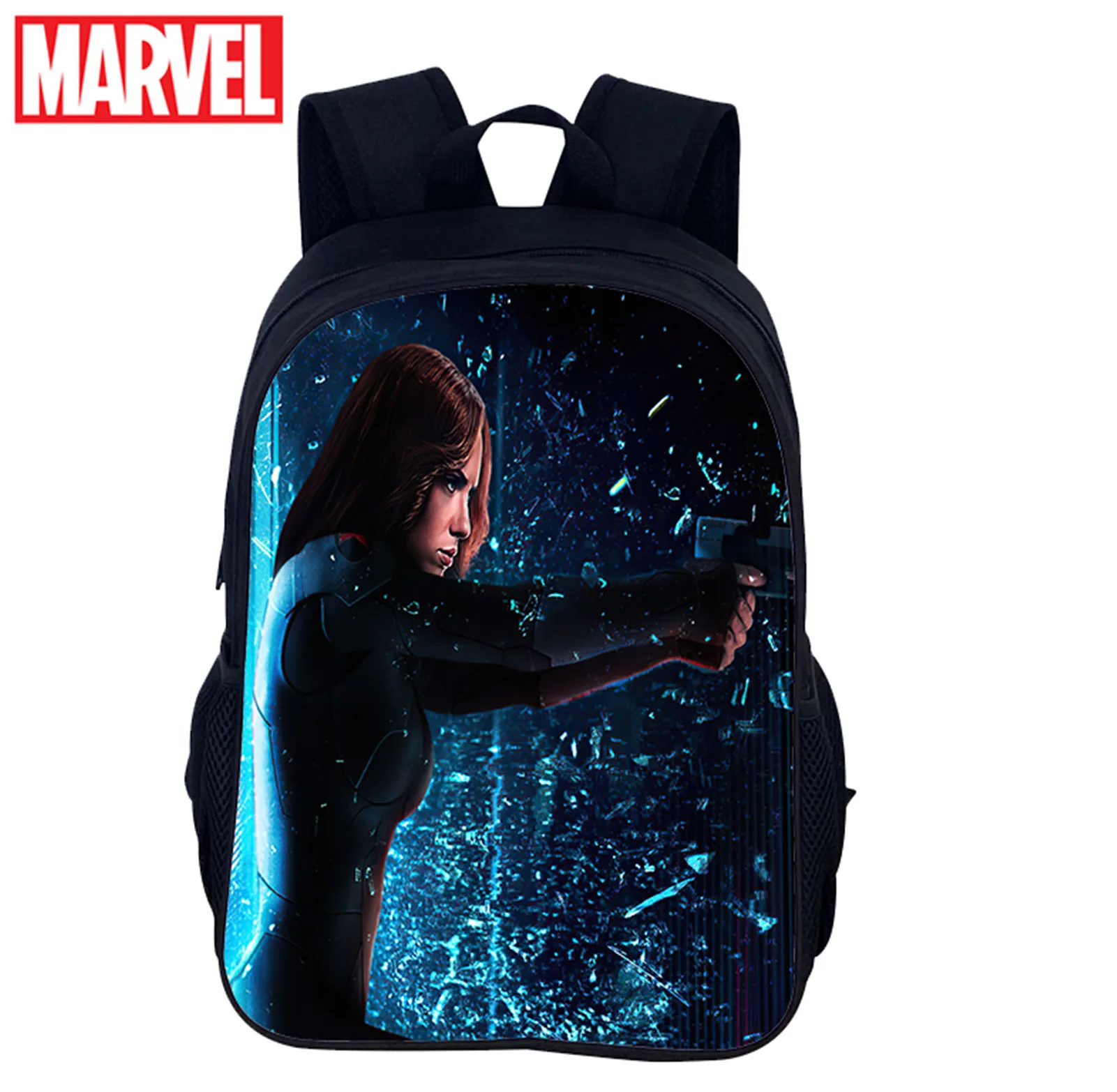 

Black Widow Backpack Children Canvas Bookbag,Classic Large Capacity Daypack,for School and Outdoor