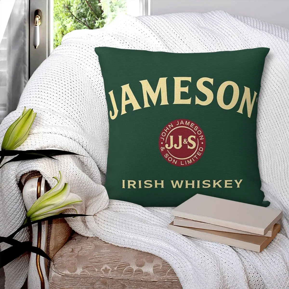 Редкая квадратная наволочка Cask The Jameson, наволочка из полиэстера, декоративная удобная подушка на молнии для домашнего автомобиля