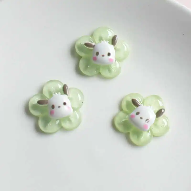 미니소 만화 산리오 유구이 강아지 레진 소형 액세서리 크림 접착제 DIY 휴대폰 케이스 핸드메이드 머리핀 재료 가방