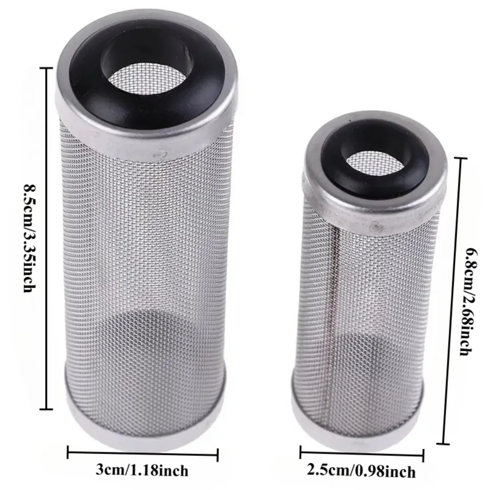 1PC 12/16 mm Aquarium Inlet Protection Screen – Stainless Steel Mesh Cover for Pre-filter – Aquarium Filtration Accessories