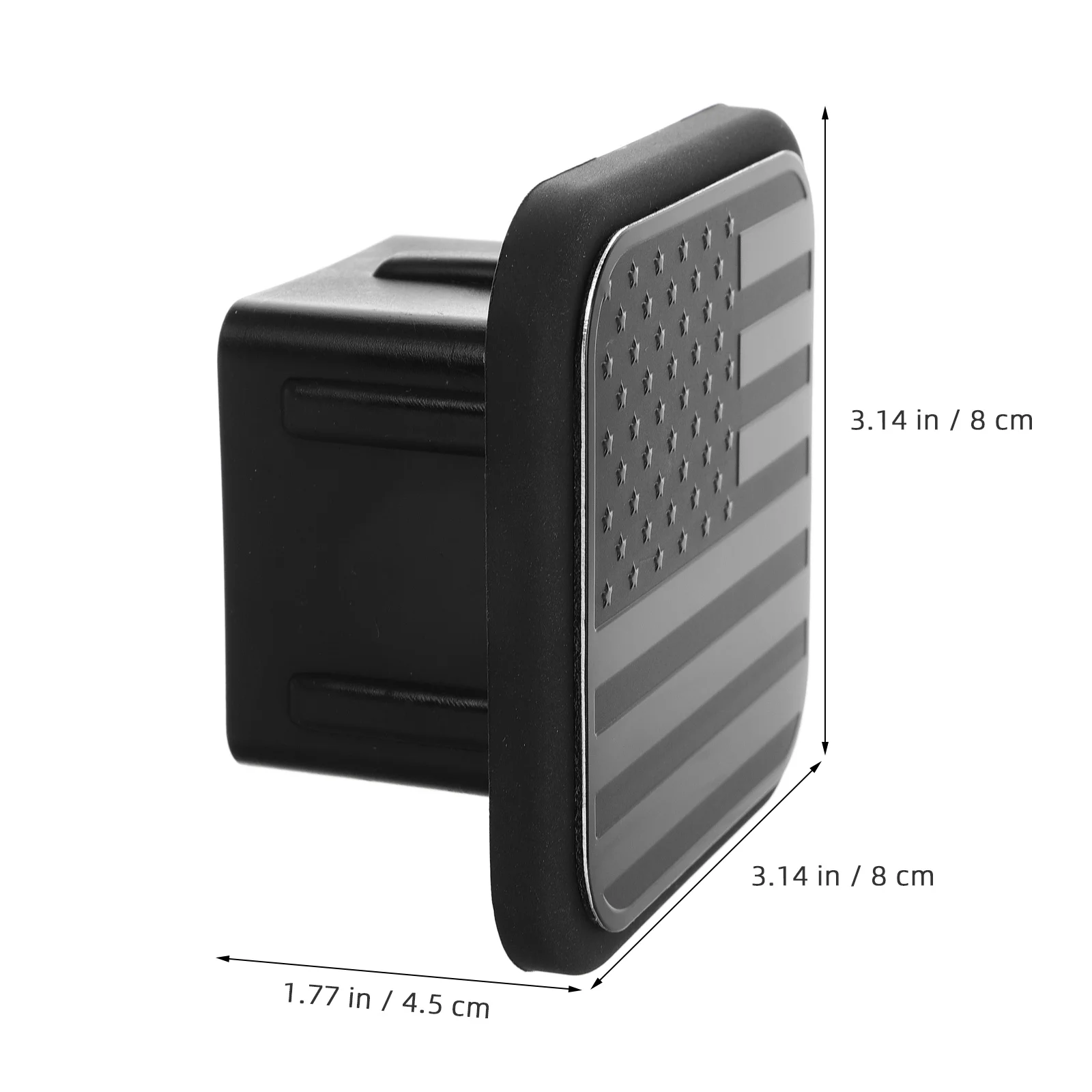 غطاء وصلة السحب لأجهزة استقبال مقاس 2 بوصة، غطاء استقبال وصلة المقطورة المطاطية البديلة لملحقات مركبة المقطورة