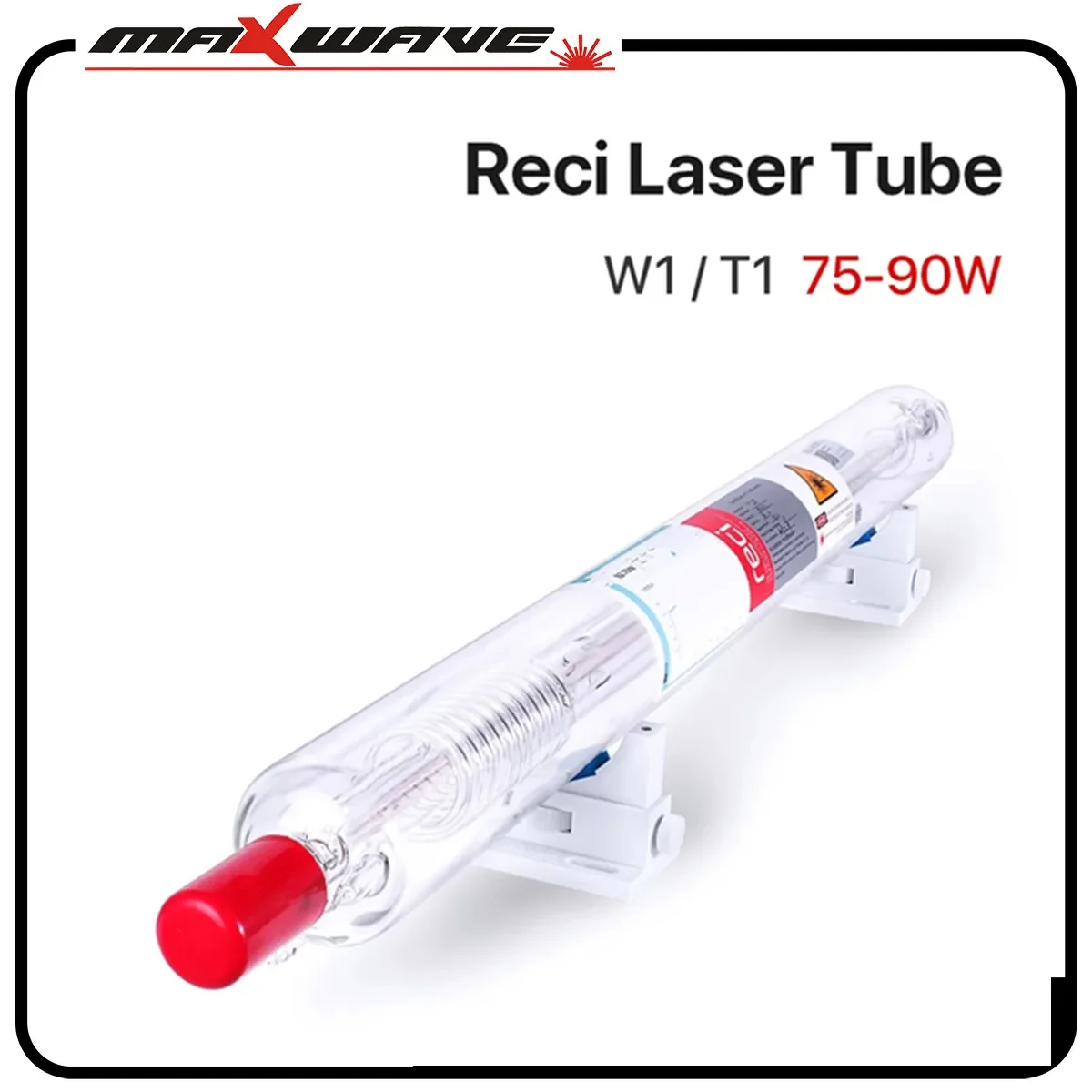 Maxwave Reci W1 75w-90w CO2 Laser Tube Part Dia.80mm for Co2 Laser Engraving Cutting Machine