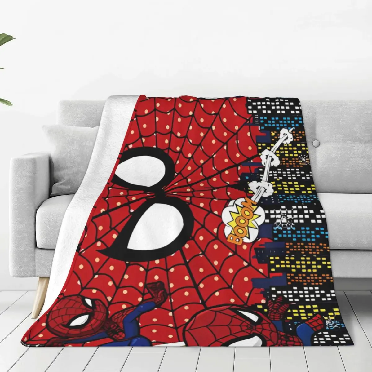 The Amazing Spider-Man Warm Soft Blankets Film Picnic Plush Throw Blanket Funny Living Room Flannel Bedspread Sofa Bed Cover