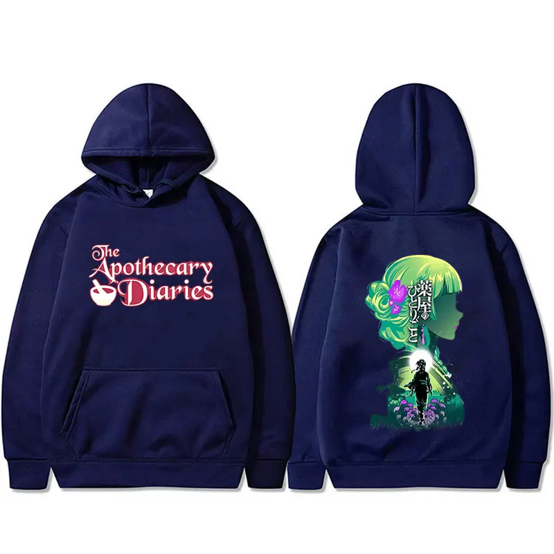 Hot Sale Anime The Apothecary Diaries Maomao Double Sided Printed Hoodie Men Women Clothing Casual Oversized Pullover Hoodies