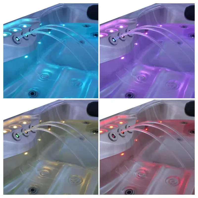 Constant Temperature Heating 52 Jets Massage Hot Tubs and Jacuzzier Outdoor Spa Tubs With  and Filter