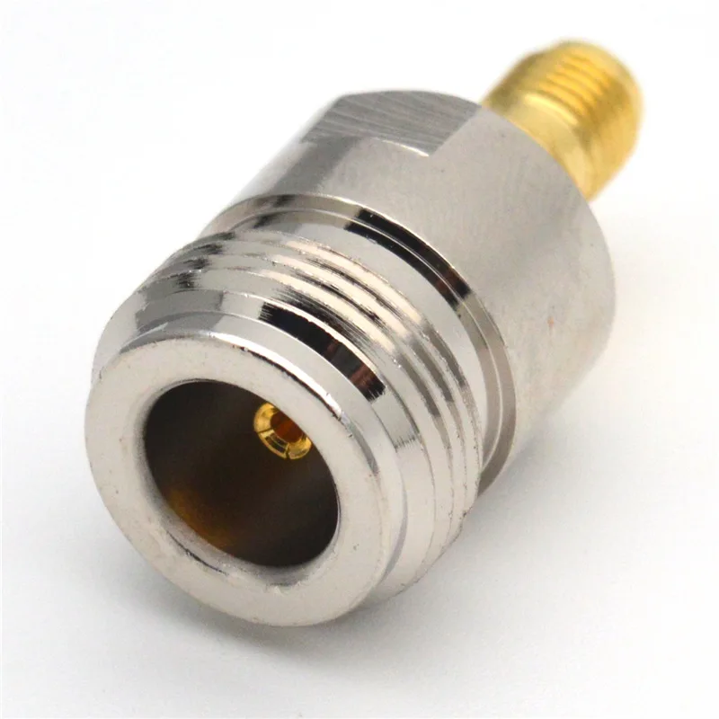 1PC SMA to N Adapter SMA Female to N Female RF Coaxial Connector Brass Straight Wholesale
