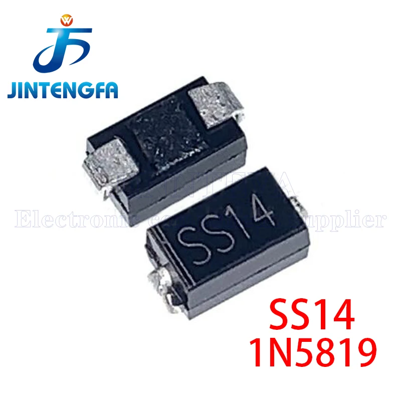 2000PCS SS14 SS24 SS34 SS16 SS26 SS36 SS110 SS210 SS310 SS54 SS56 SS510 1A 40V SMA DO-214AC SMD Schottky Dioden – Detail 5