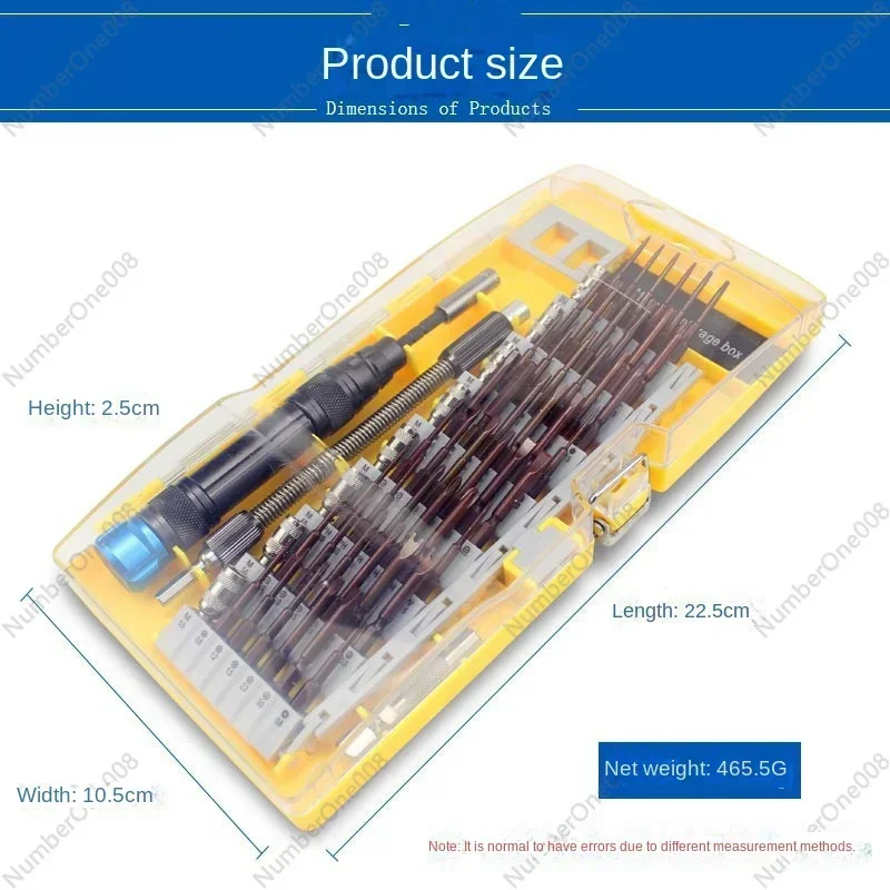 Hot 60-in-One Mobile Phone Home Disassembly Screwdriver Set Tools Foreign Trade Multi-Purpose Function 610X