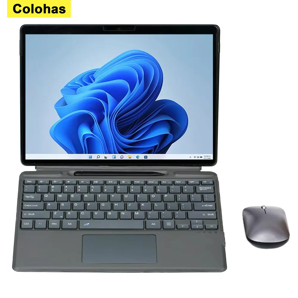For Microsoft Surface Pro 9 8 X Wireless Bluetooth Keyboard With Touchpad Backlight Keyboard Sleeve With Magnetic Pen Holder