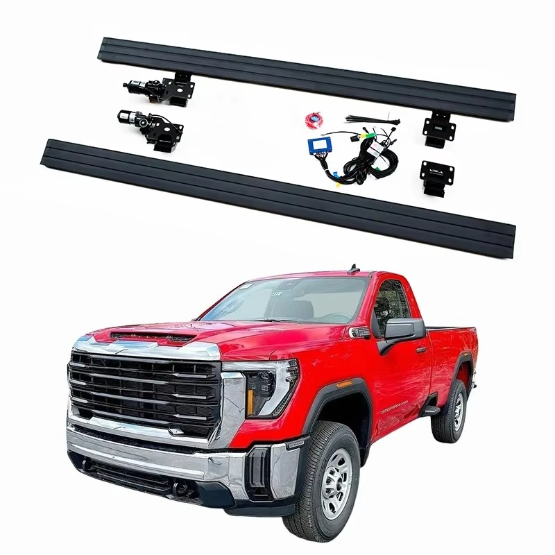 

Automatic Electric Power Side Step Running Boards for SIERRA 1500 2500 Regular Cab 2 Door 2020-2025 2014-2018