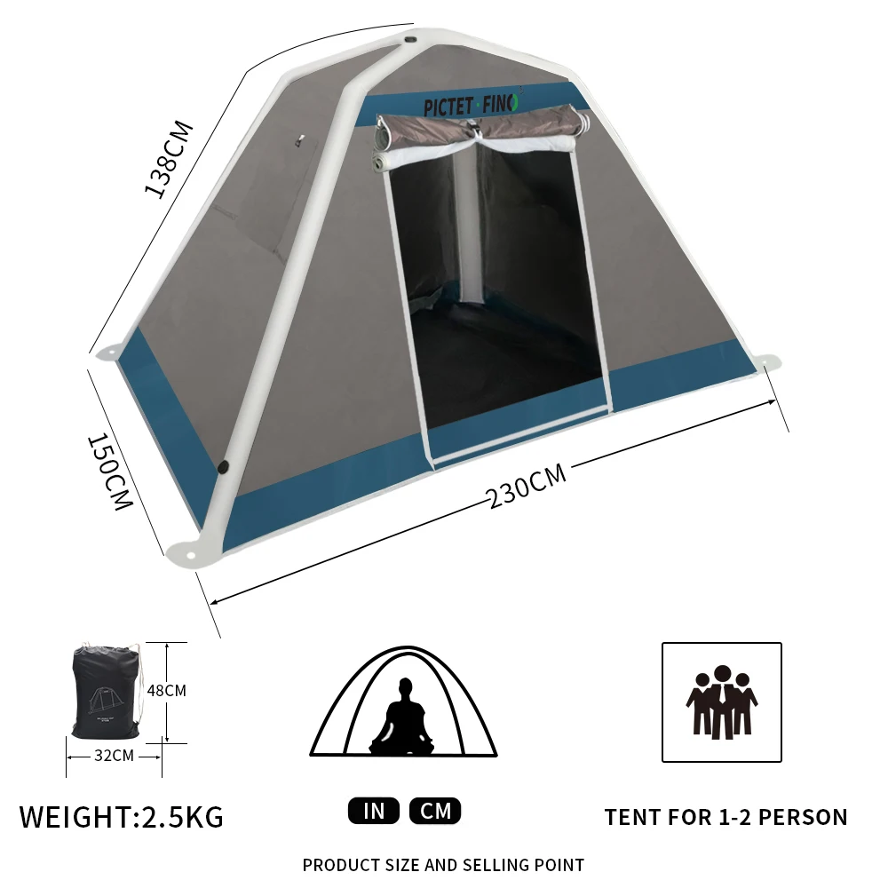 

1-2 Person turbo life cabin outdoor customized long, camping picnic ultralight naturehike tent