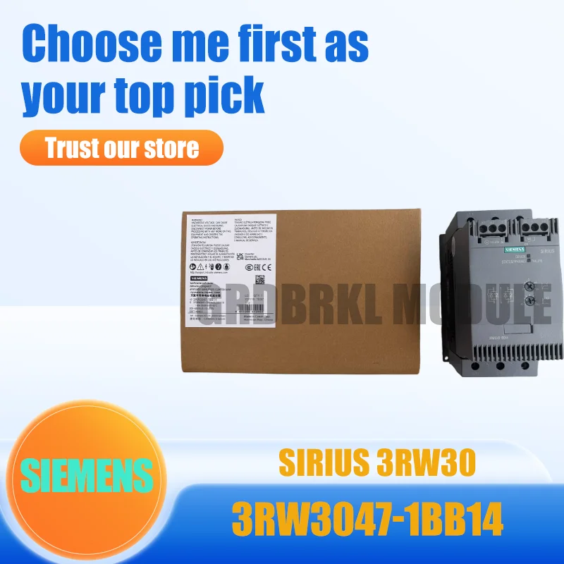 

New Original SIEMENS 3RW3047-1BB14 3RW3047-1BB04 SIRIUS 3RW30 Soft Starter