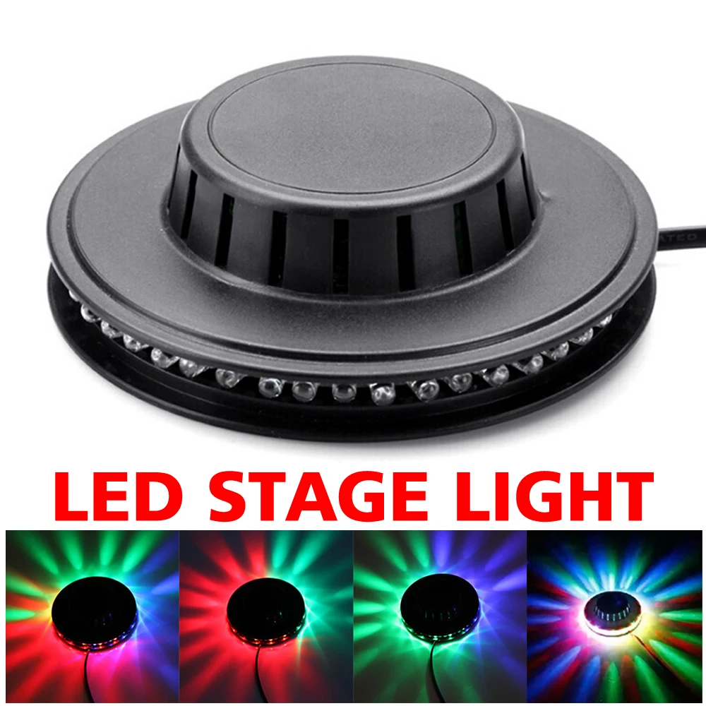 Colorful Disco Lights 48 LED Rotating Wall Lights Flash Bar KTV Shop Net Red Background Decorative Lights Stage Lights