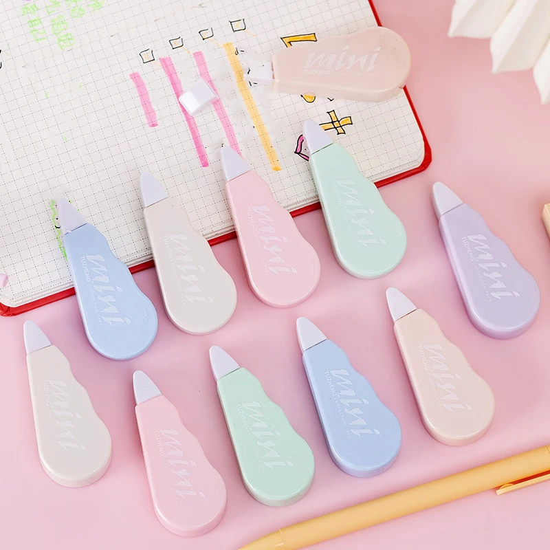 1 Set/6 Piece Cute Kawaii Macaron Correction Tape Altered Tools School Office Corrector Stationery Kids Sweet Novelty Supplies