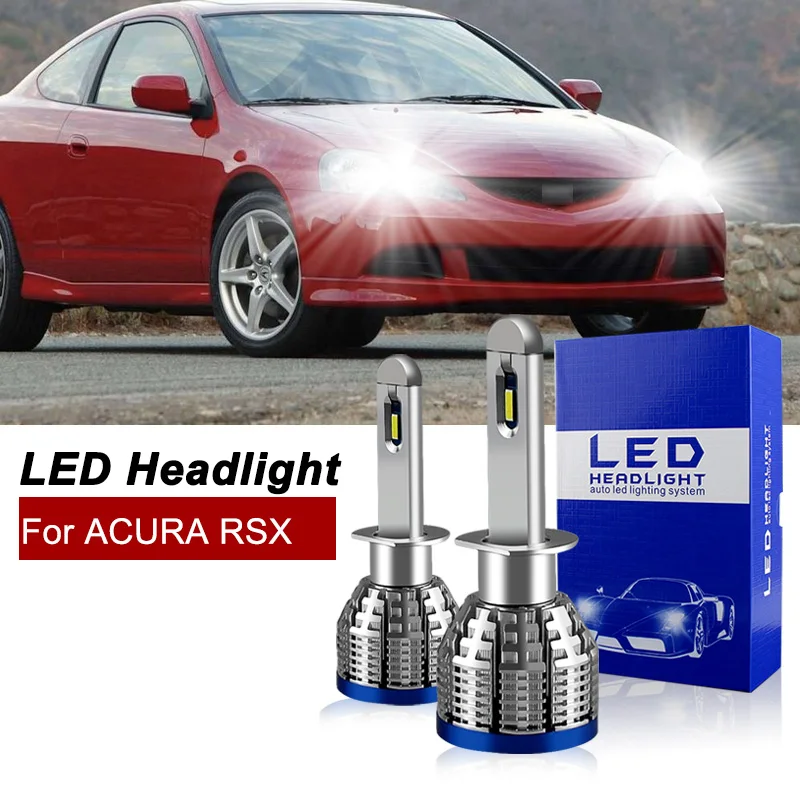

2Pcs H1 For ACURA RSX 2002-2006 Led Canbus Car Headlight Low Beam Lights Bulbs h1 HeadLamp 30000LM Accessories