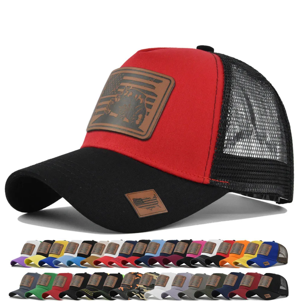 Nueva Gorra de Béisbol Unisex de Moda Primavera Verano, Gorra Snapback de Malla para Hombre y Mujer, Gorra Hip Hop Casual para Exteriores, Gorra Trucker con Visera de Pato