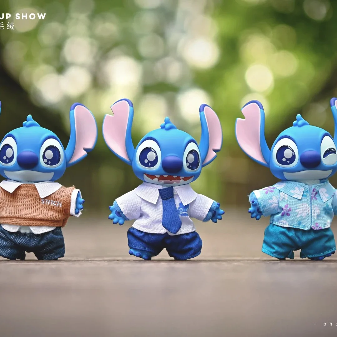 Toptoy Disney Stitch Vinyl Plush Blind Box Trendy Ornament Cute Show Pendant Birthday Gift Bag Decor Collectible Trendy Series