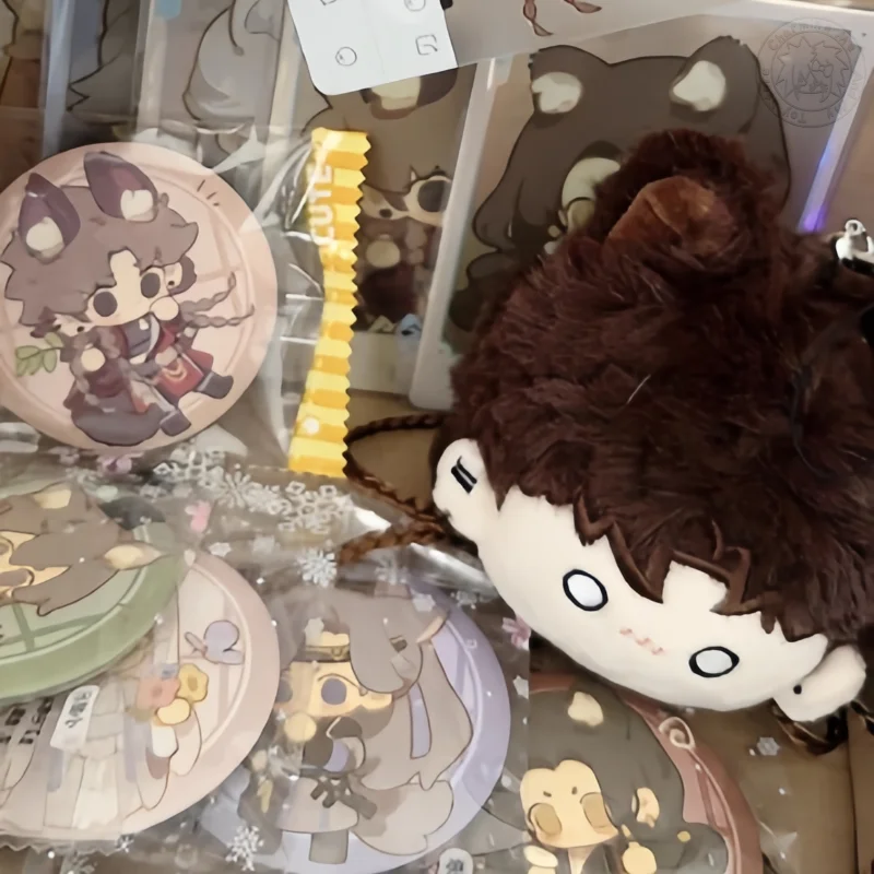 الاسم الرمزي: يوان تحت عنوان القطن دمية Zuo Ci Sun Ce Fu Rong مروحة الصنع الأصلي أصيلة مجموعة أفخم الدمى لعبة الأجهزة الطرفية يعرض #5