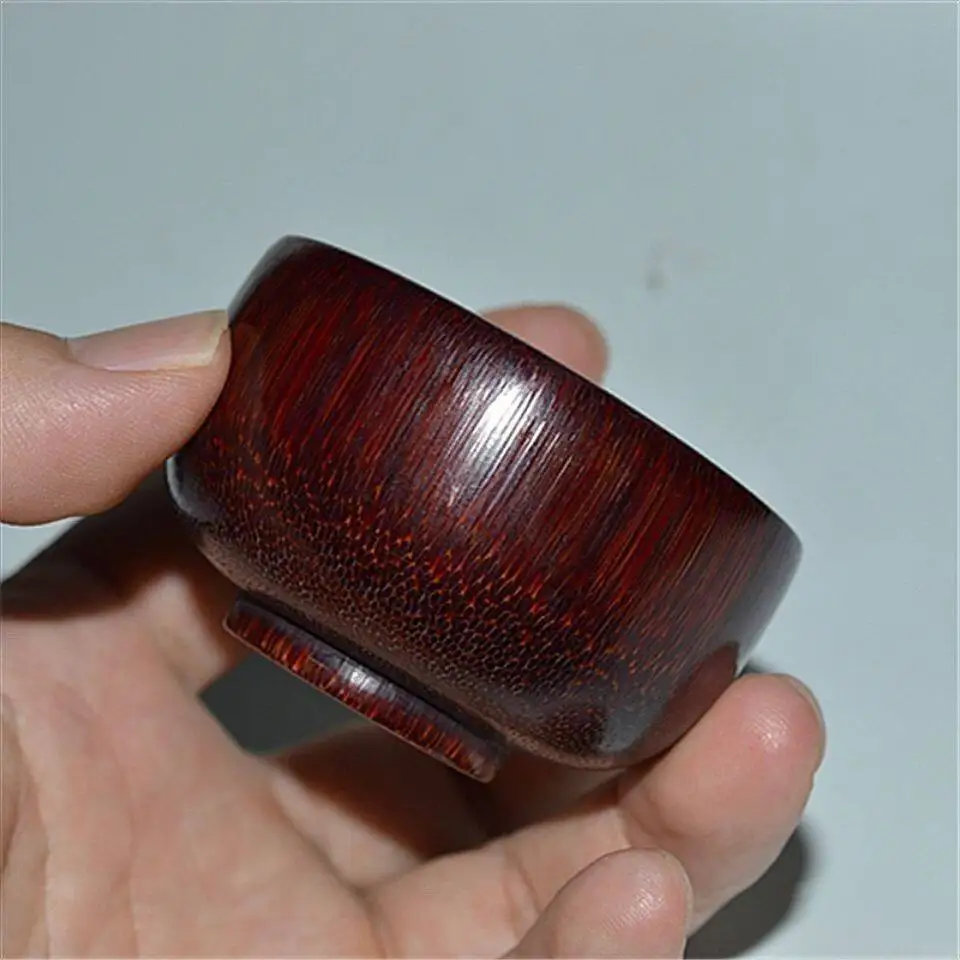 Antique miscellaneous collection old-fashioned ox horn cup wine cup teacup Folk art collection retro crafts
