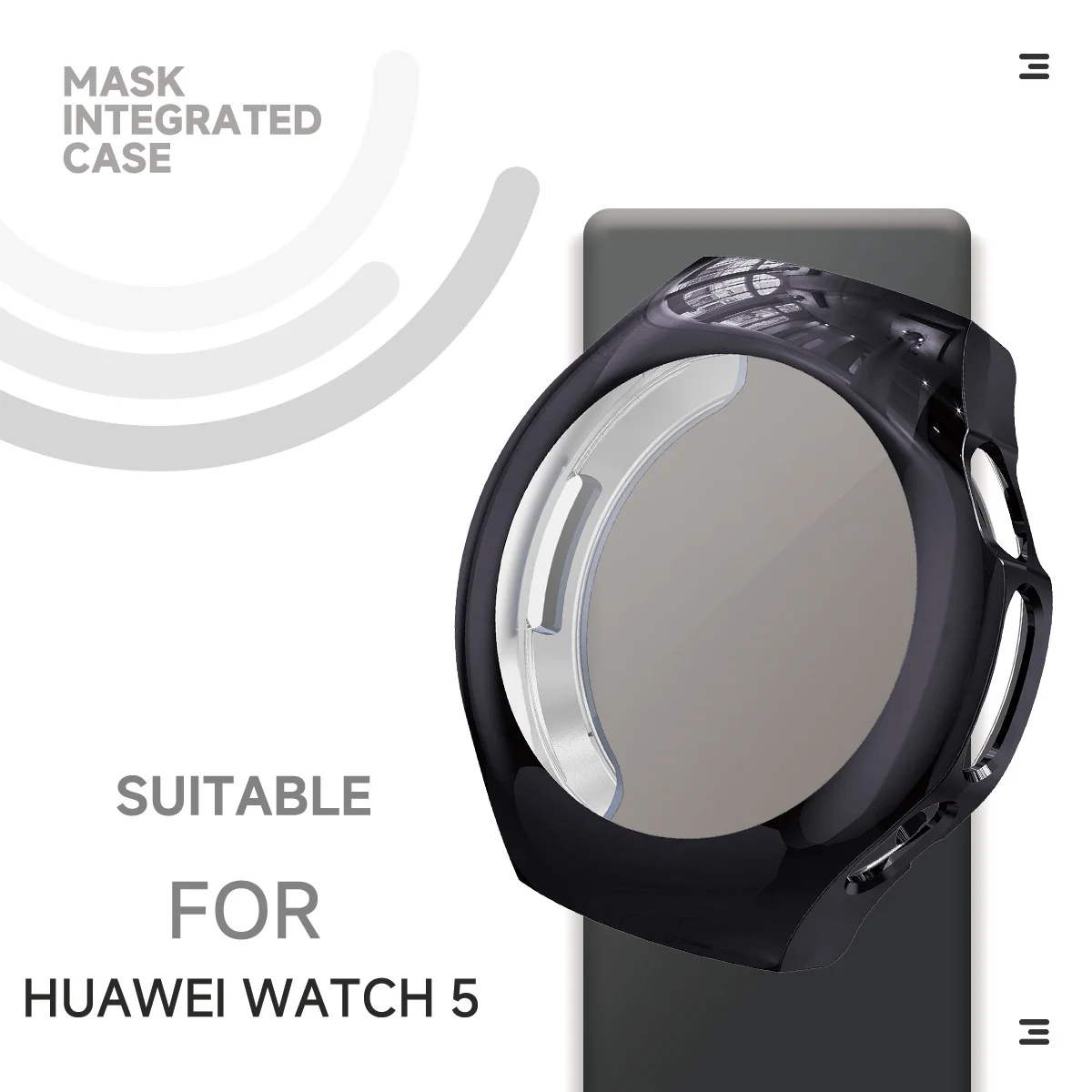 Soft Watch Cover For Huawei Watch 5 42MM 46MM Plating Bumper Shell Screen Protector Smartwatch Case Accessories