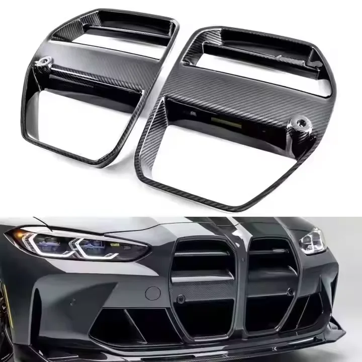 

For BMWs M3 M4 Series G80 G81 G82 G83 Carbon Fiber Car Grille Carbon Fiber Material