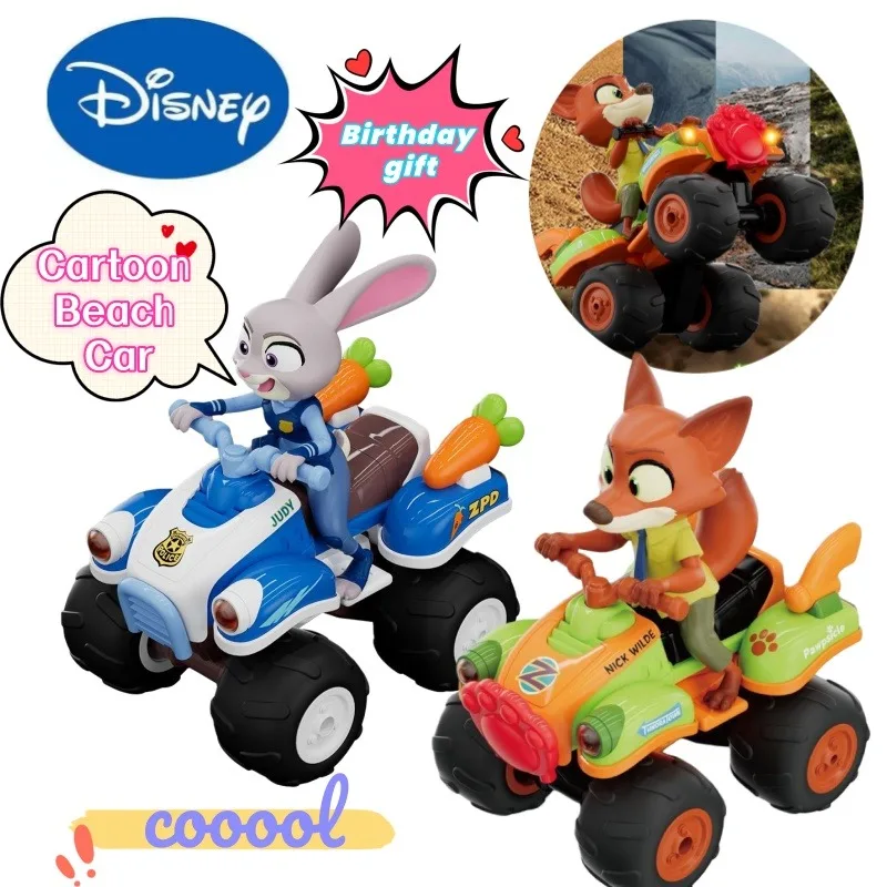

Новый Дисней Джуди Хоппс Ник Уайлд Творческая Личность Высокая Цвета Пляжный Автомобиль Дистанционное Управление Трюк Мальчики Развивающие Игрушки